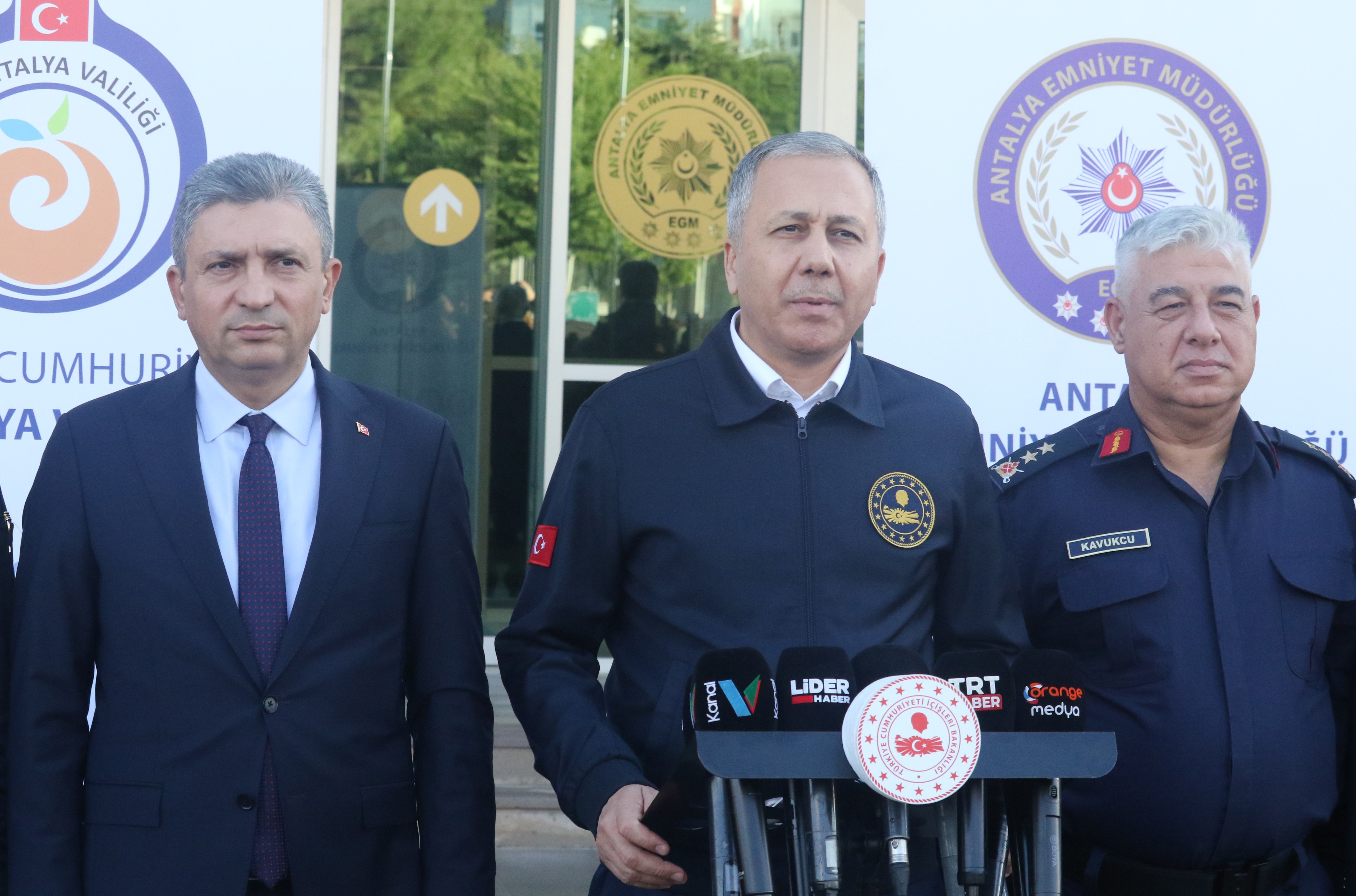 İçişleri Bakanı Ali Yerlikaya, Antalya