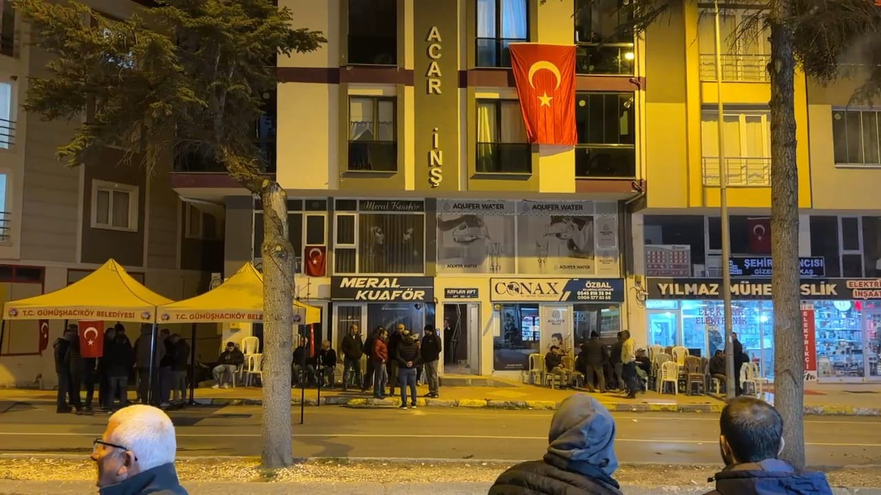 Şehit Astsubay Hamdi Armağan Kaplan’ın Amasya’daki Evinde Yas