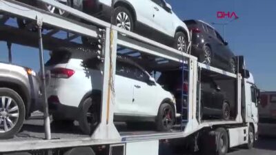 Hatay’dan Suriye’ye 6 Ayda 150 Bin Araç Transit Geçişi: Güney Kore Kökenli Araçlar Suriye Pazarına Ulaştı