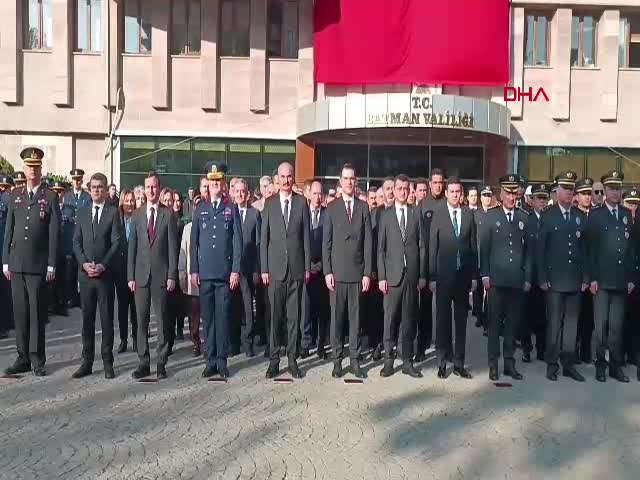 Batman'da 10 Kasım Atatürk'ü