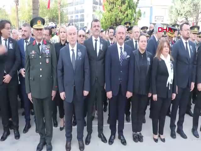 Denizli'de 10 Kasım Atatürk'ü