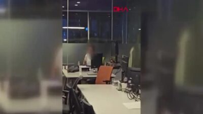 TV8-Beinsport Binasına Silahla Giren Şahıs Polis İkna Etti