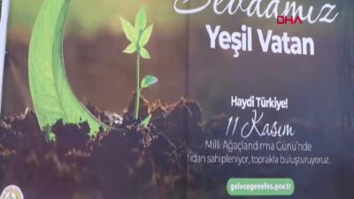 Burdur’da 11 Kasım Milli Ağaçlandırma Günü’nde 13 Bin Fidan Toprakla Buluştu