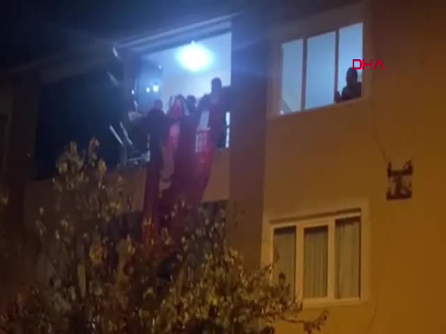 Azerbaycan'dan Türkiye'ye dönerken düşen