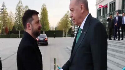 Cumhurbaşkanı Erdoğan Ukrayna Devlet Başkanı Zelenski’yi Kabul Etti: İkili Görüşme Gerçekleşti