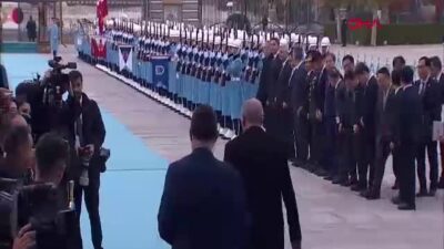 Cumhurbaşkanı Erdoğan, Güney Kore Devlet Başkanı Lee Jae Myung’u Resmi Törenle Karşıladı