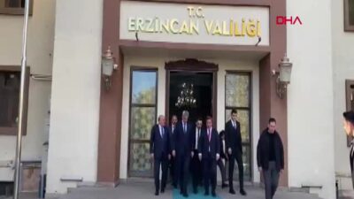 Sağlık Bakanı Kemal Memişoğlu, Erzincan'da
