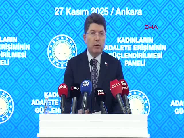 Adalet Bakanı Yılmaz Tunç,
