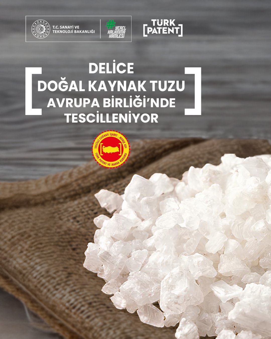 Kırıkkale'nin Delice doğal kaynak tuzu,