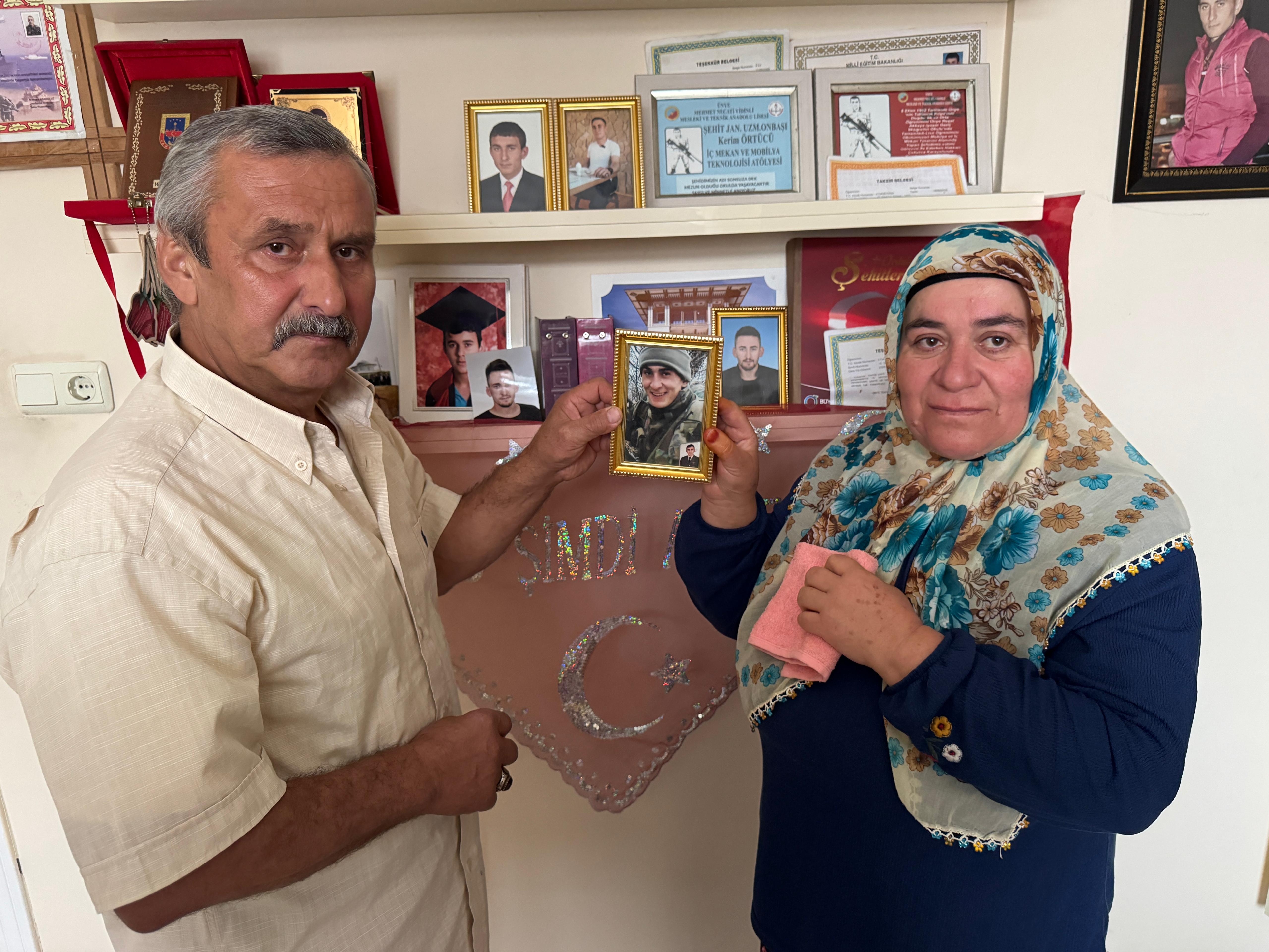 Ünye'de yaşayan Örtücü ailesi, şehit