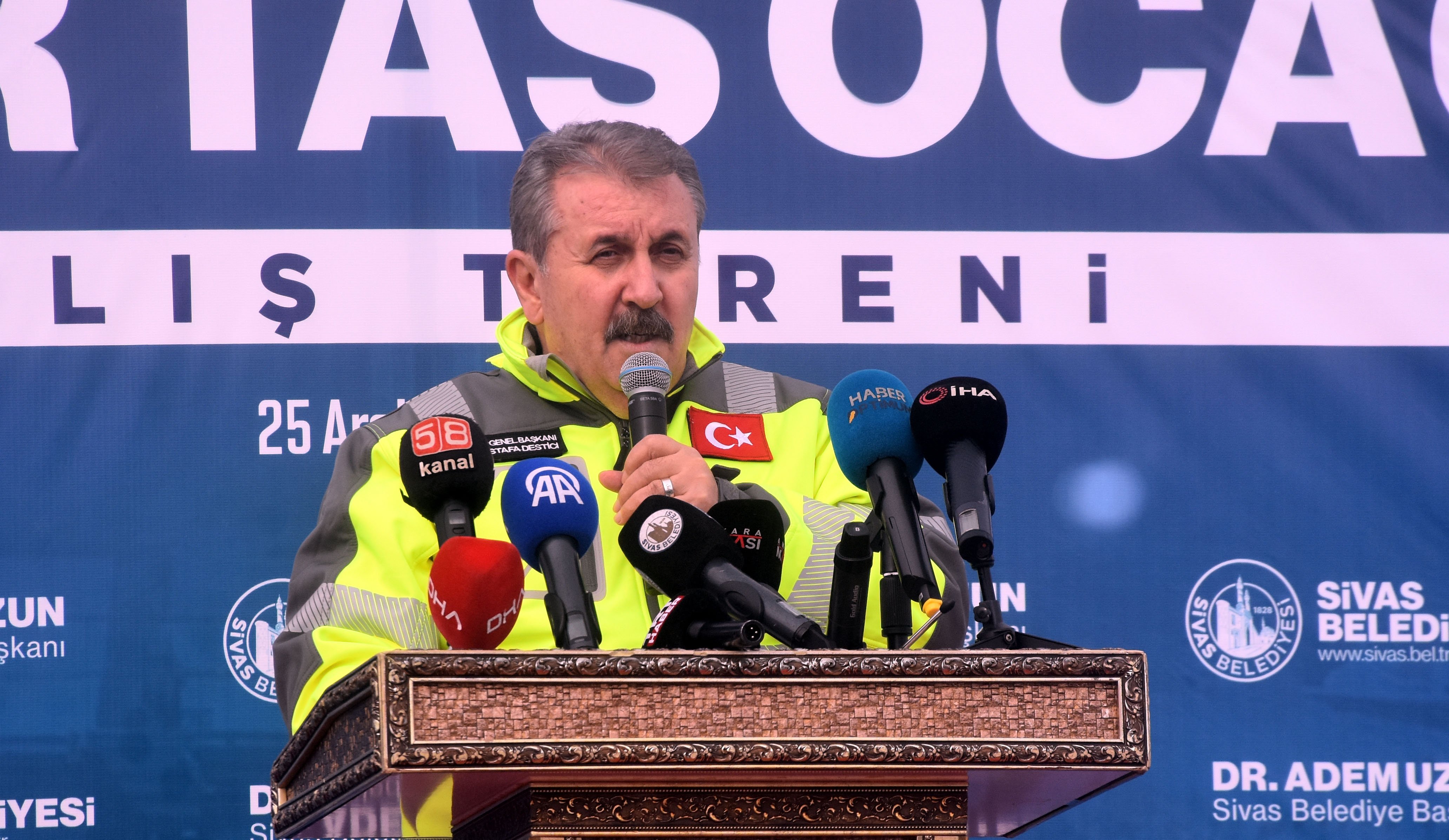 BBP Genel Başkanı Mustafa Destici,