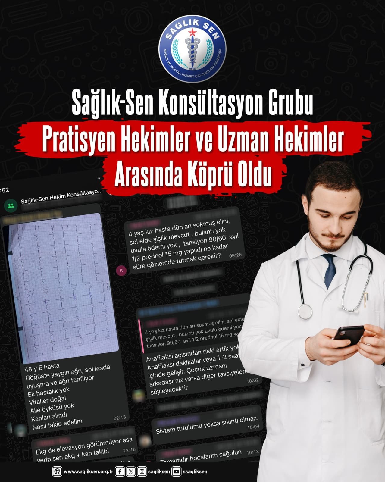 Sağlık-Sen Hekim Komisyonu'nun kurduğu Konsültasyon