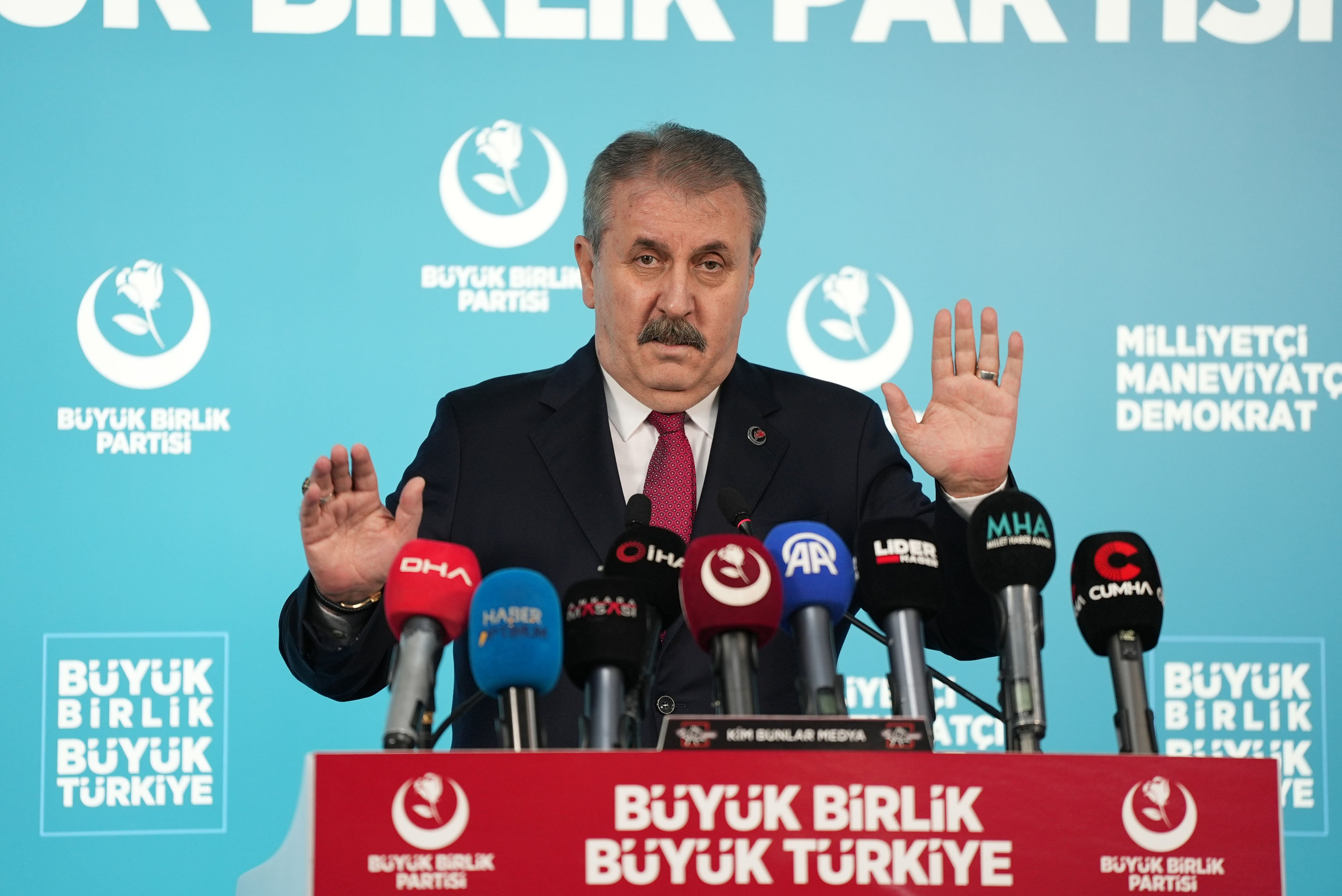 BBP Genel Başkanı Mustafa Destici,