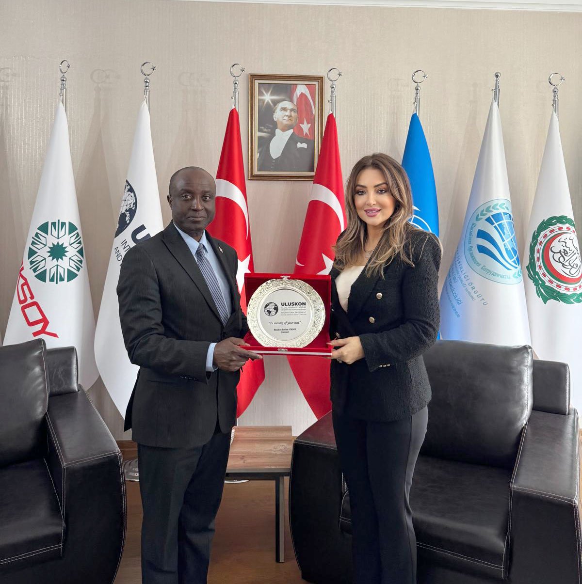 Burundi Ankara Büyükelçisi Didace Ntureka,