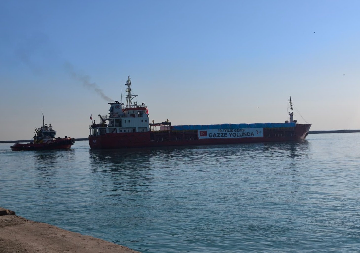 Türk Kızılay’dan Gazze’ye 19. İyilik Gemisi Yola Çıktı: 1300 Ton Yardım Umut Taşıyor