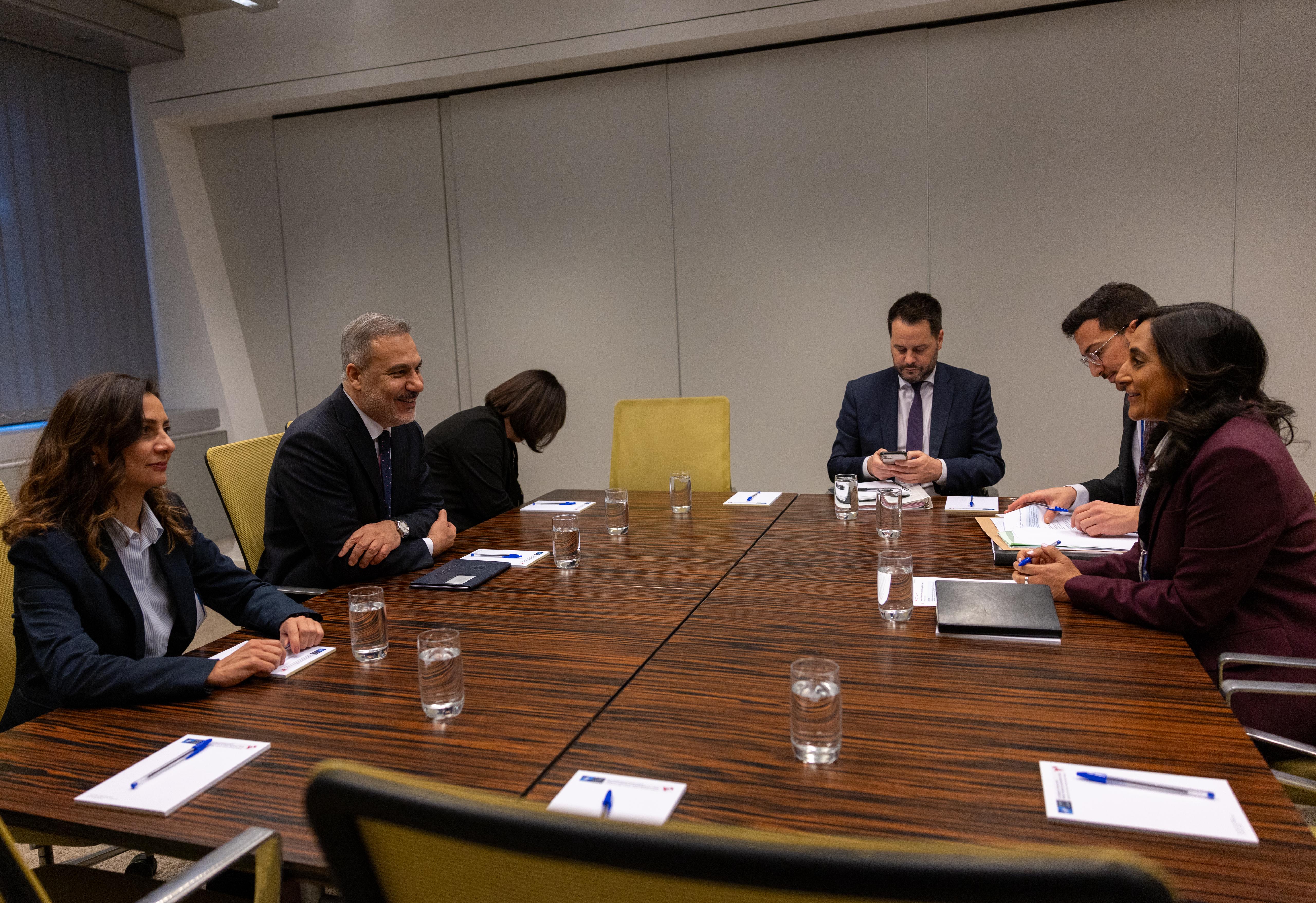 Dışişleri Bakanı Hakan Fidan, Brüksel'deki