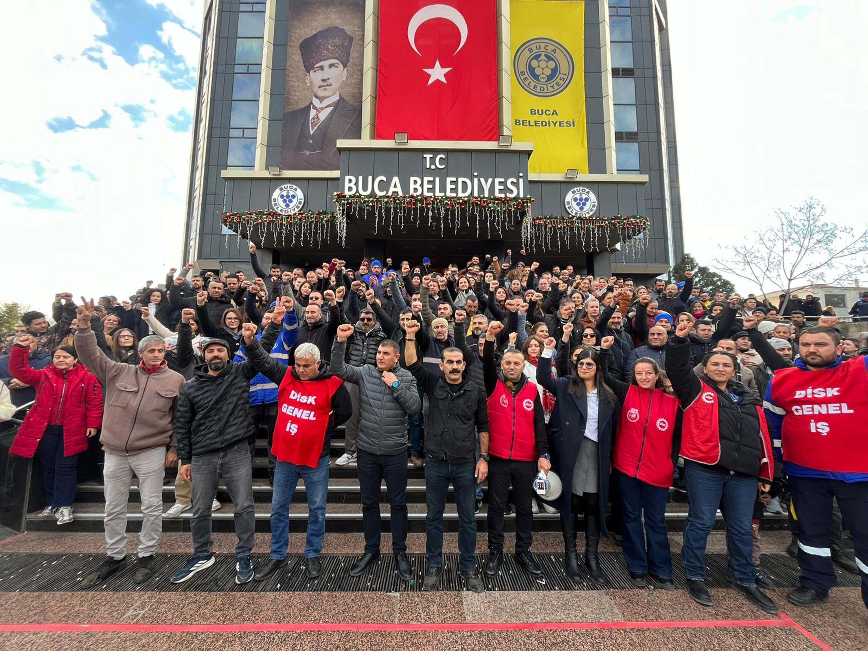 Buca Belediyesi işçileri, kasım ayı