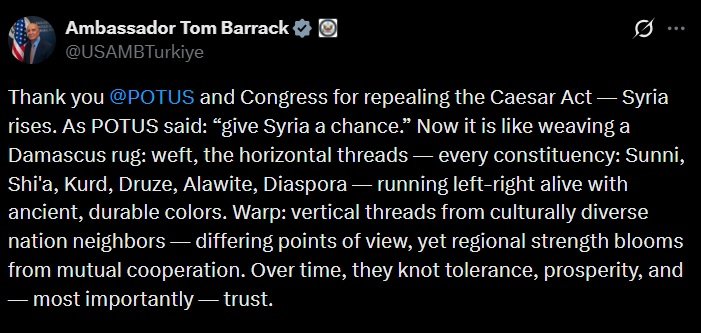 ABD'nin Ankara Büyükelçisi Tom Barrack,