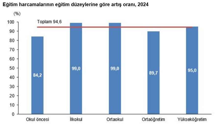 TÜİK'in 2024 verilerine göre eğitim