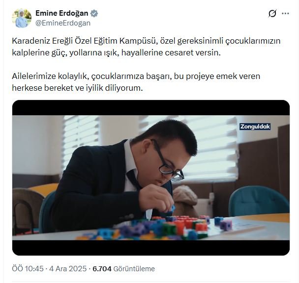 Emine Erdoğan, Zonguldak Karadeniz Ereğli'de