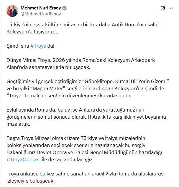 Kültür ve Turizm Bakanı Mehmet