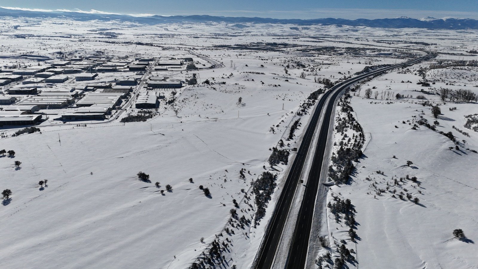 Yoğun kar yağışı nedeniyle