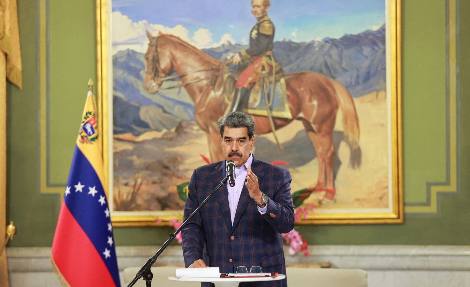 Venezuela Devlet Başkanı Nicolas Maduro,