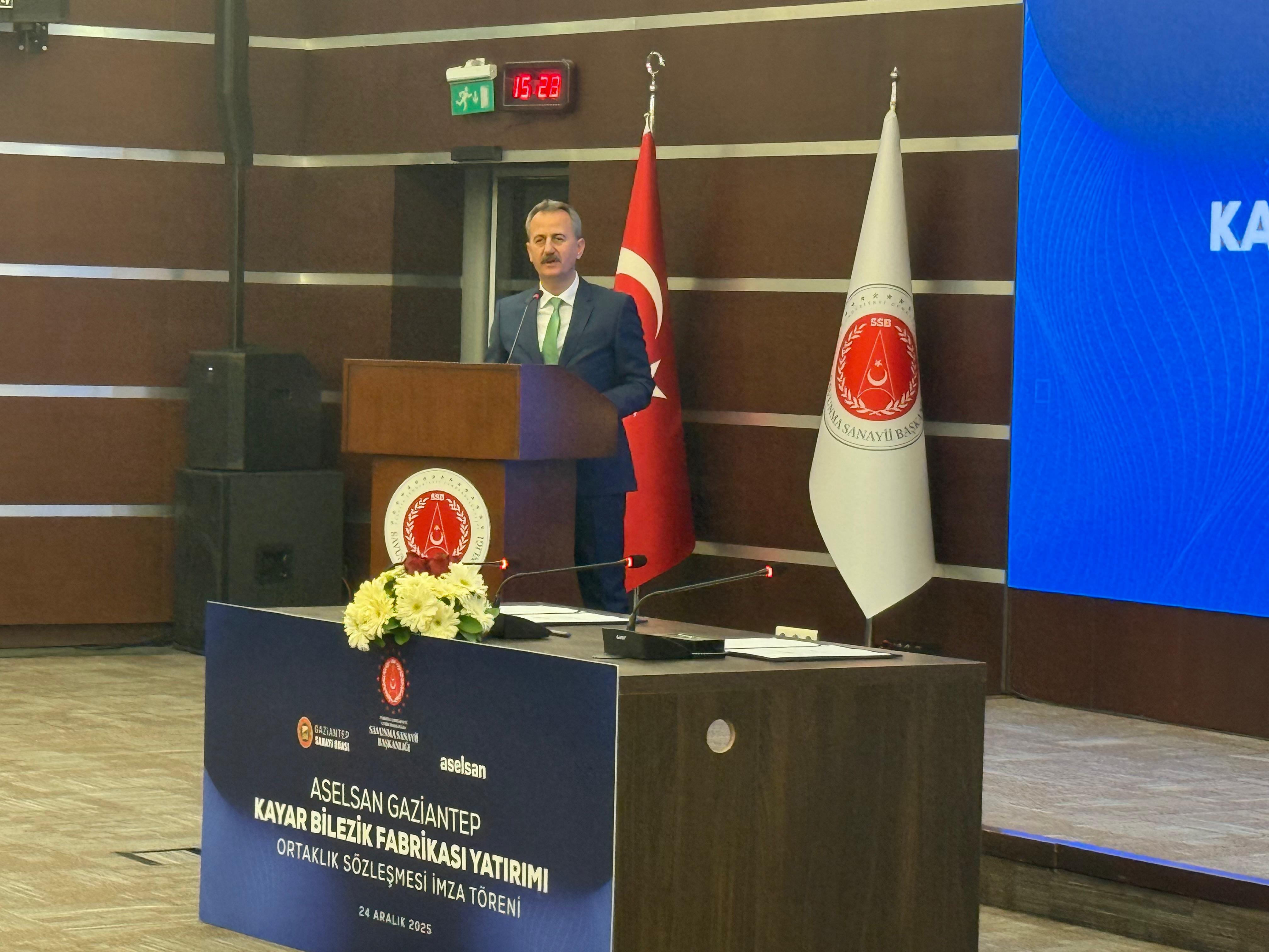 ASELSAN'ın Gaziantep'te kuracağı Kayar Bilezik