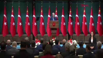 Cumhurbaşkanı Erdoğan, Kabine Toplantısı sonrası