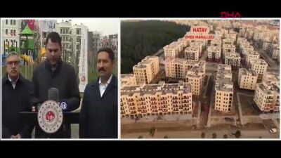 Bakan Kurum Hatay’da: ‘Emek Aksaray Mahallesi’nde Yeni Bir Başlangıç Yapıyoruz’