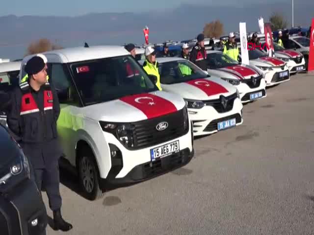 Burdur'da jandarma ve emniyet