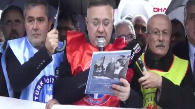 Samsun'da okul müsabakasında öğretmene yönelik