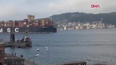 Dev konteyner gemisi MSC Türkiye,