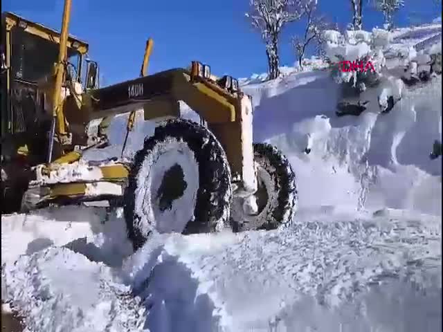 Bingöl'de etkili olan kar