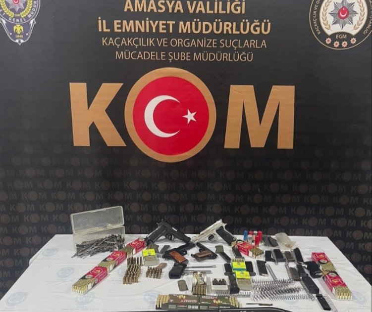 Amasya'nın Merzifon ilçesinde İçişleri