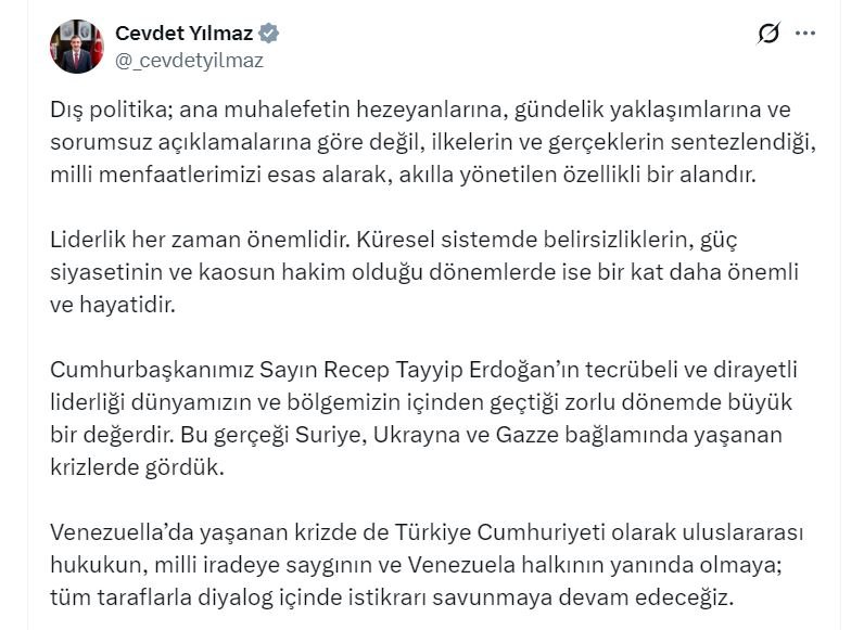 Cumhurbaşkanı Yardımcısı Cevdet Yılmaz,