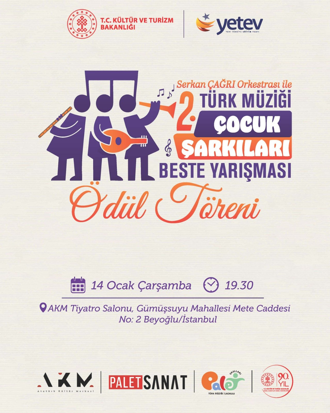 Kültür ve Turizm Bakanlığı'nın düzenlediği