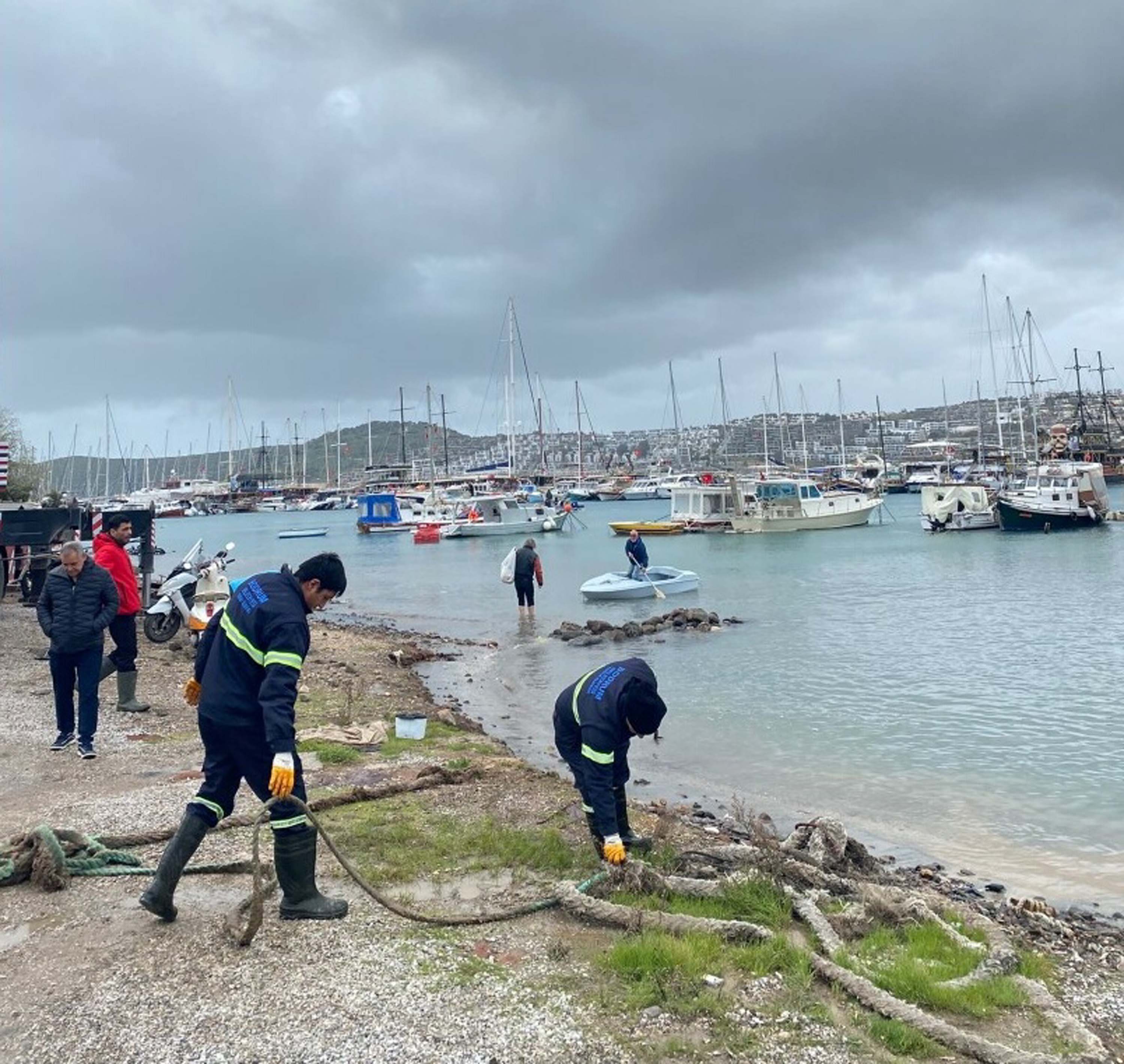 Bodrum'da Gümbet Dolgu Alanı'nda izinsiz