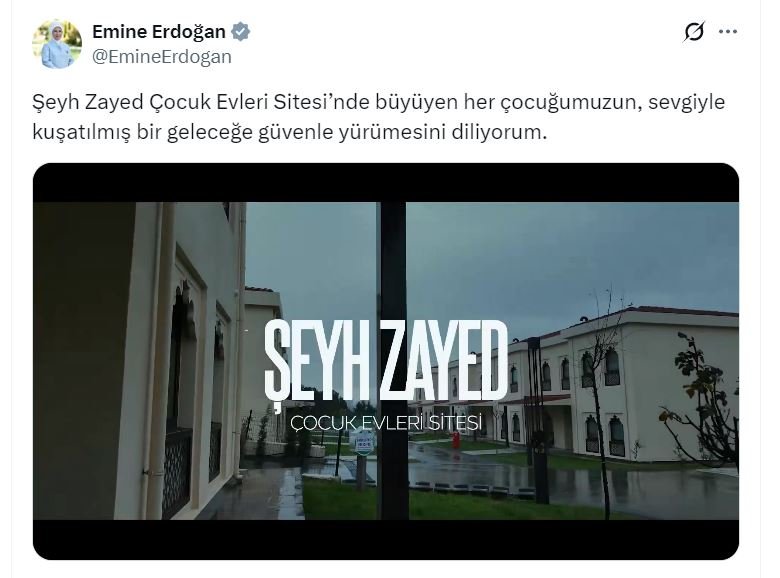 Emine Erdoğan, BAE desteğiyle İstanbul'da