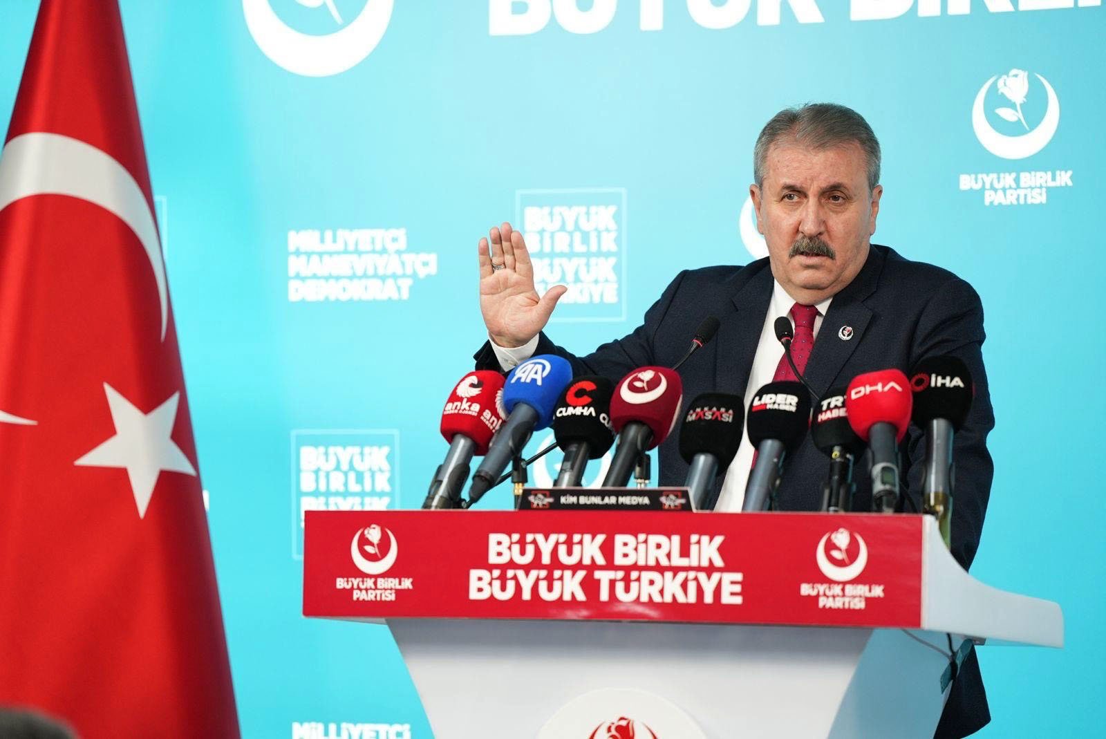 BBP Genel Başkanı Mustafa Destici,