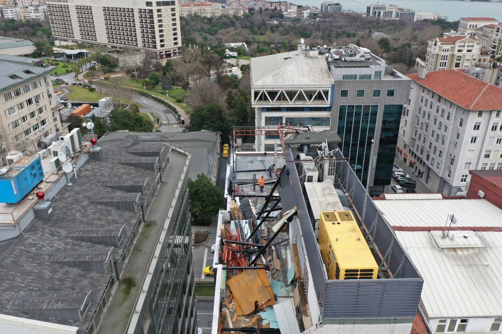 Şişli Belediyesi ekipleri, İnönü Mahallesi'nde