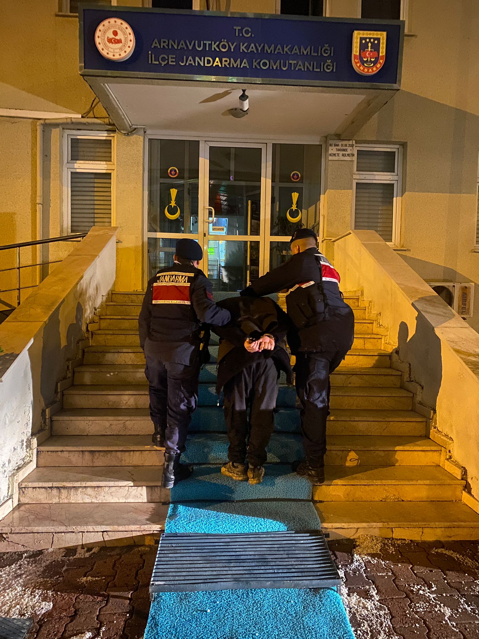 İstanbul Arnavutköy'de bir inşaat