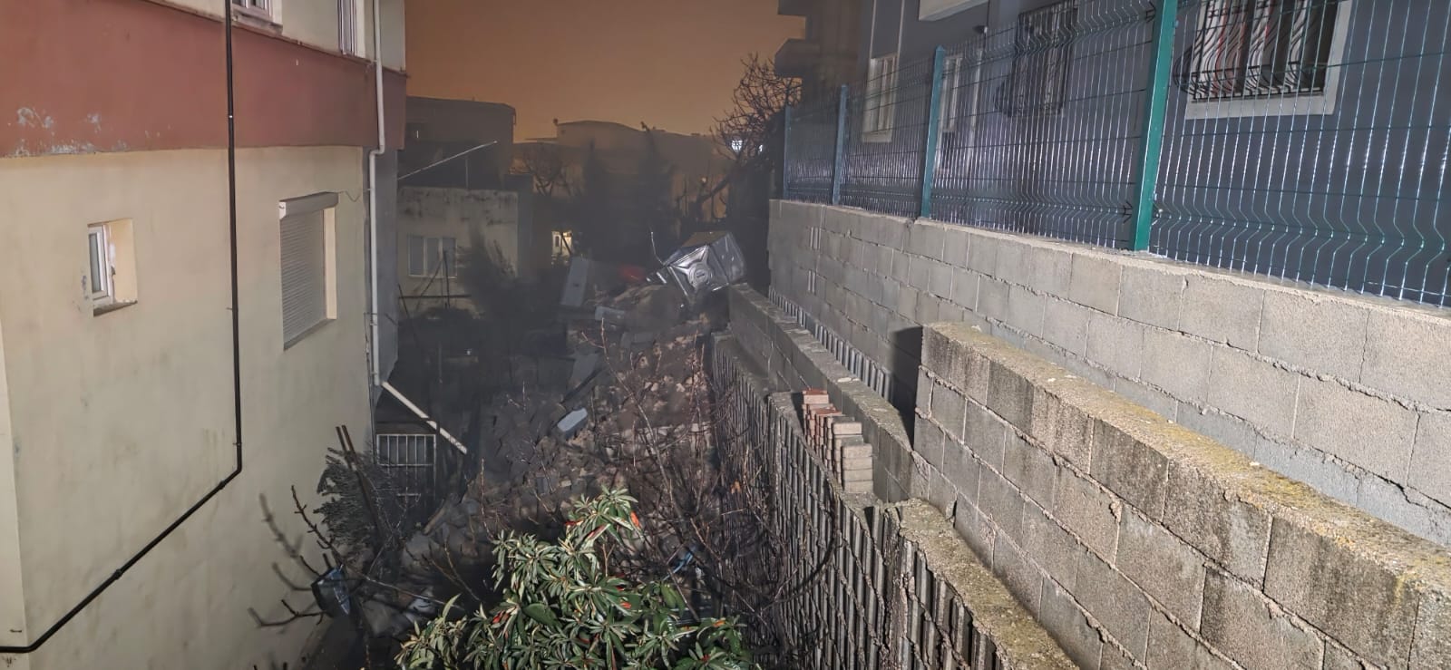 Kahramanmaraş'ın Bayazıtlı Mahallesi'nde yağmur nedeniyle