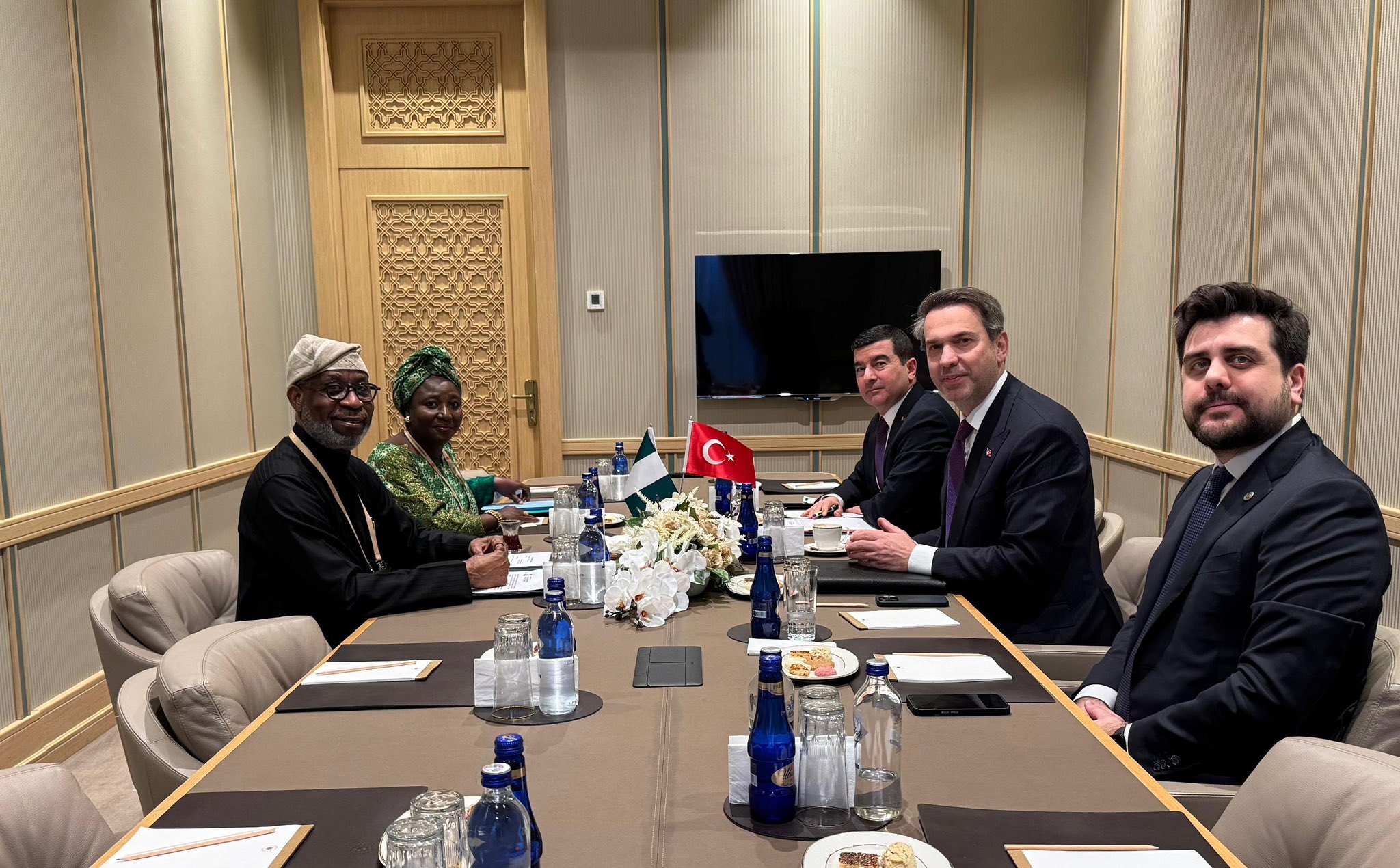 Enerji Bakanı Alparslan Bayraktar, Nijeryalı