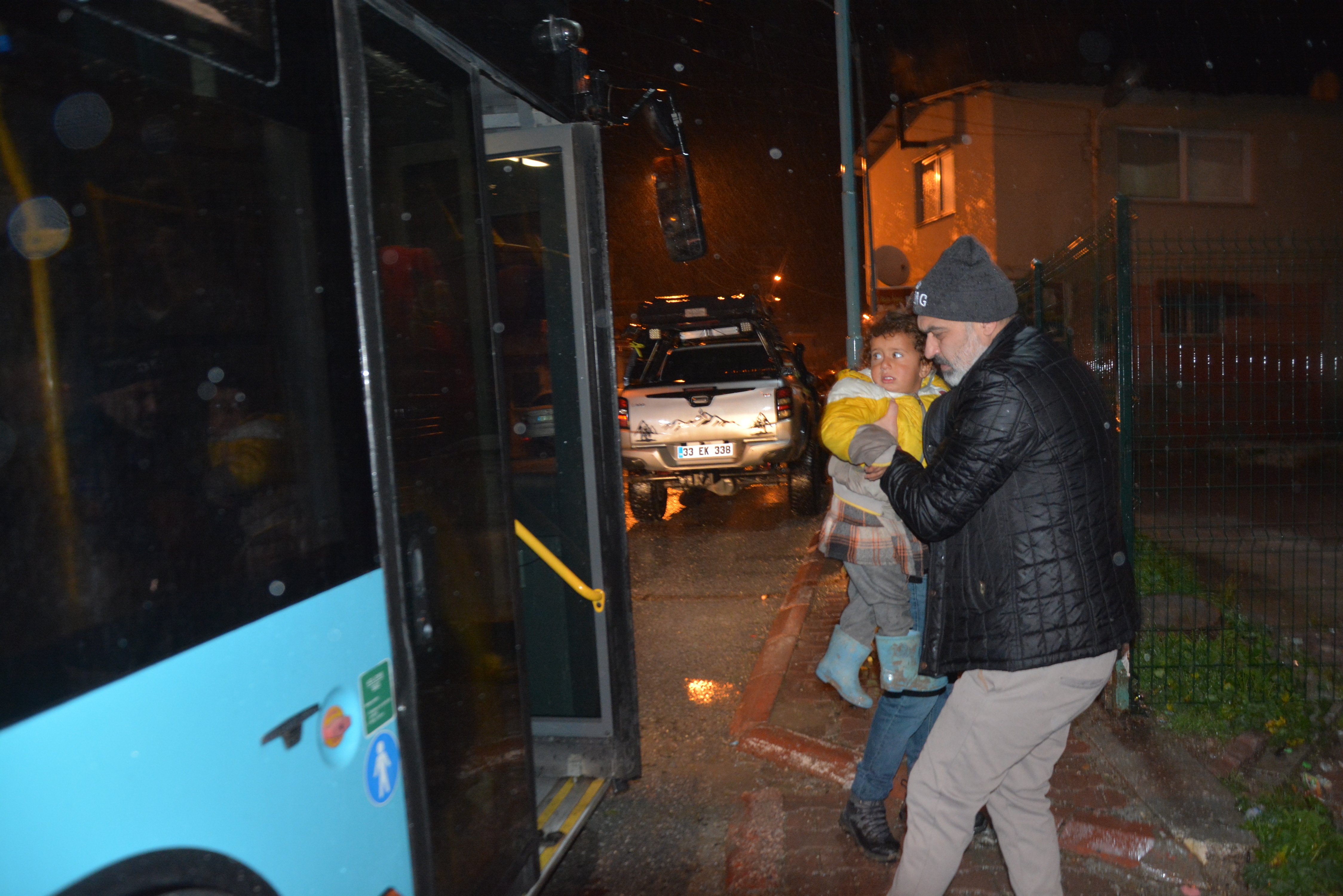 Mersin Tarsus'ta sağanak yağış nedeniyle