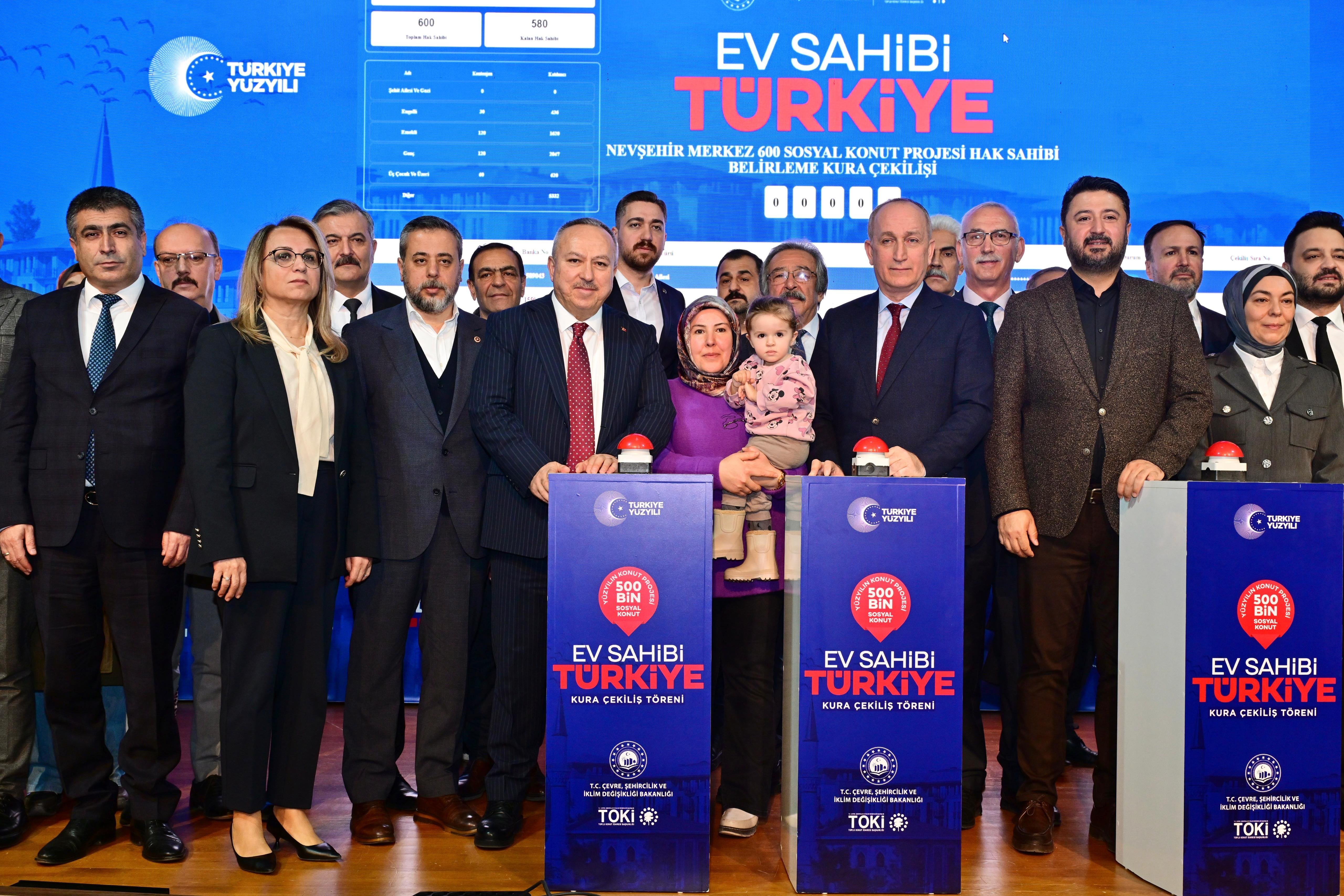 Nevşehir'de TOKİ'nin 'Yüzyılın Konut Projesi'