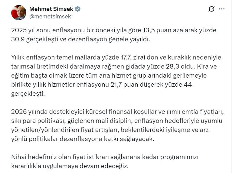 Hazine ve Maliye Bakanı Mehmet