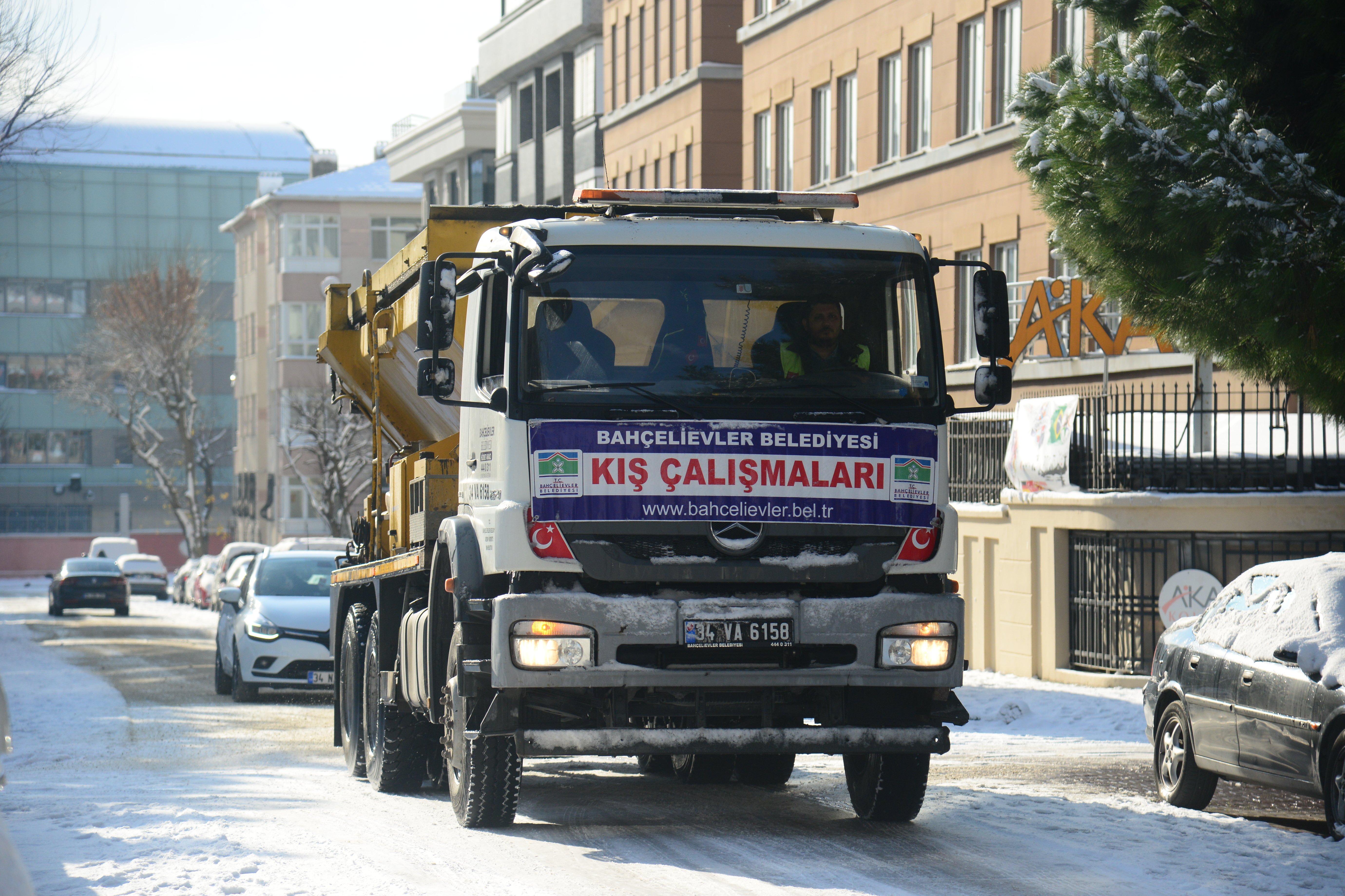 Bahçelievler Belediyesi, İstanbul'daki kar yağışına