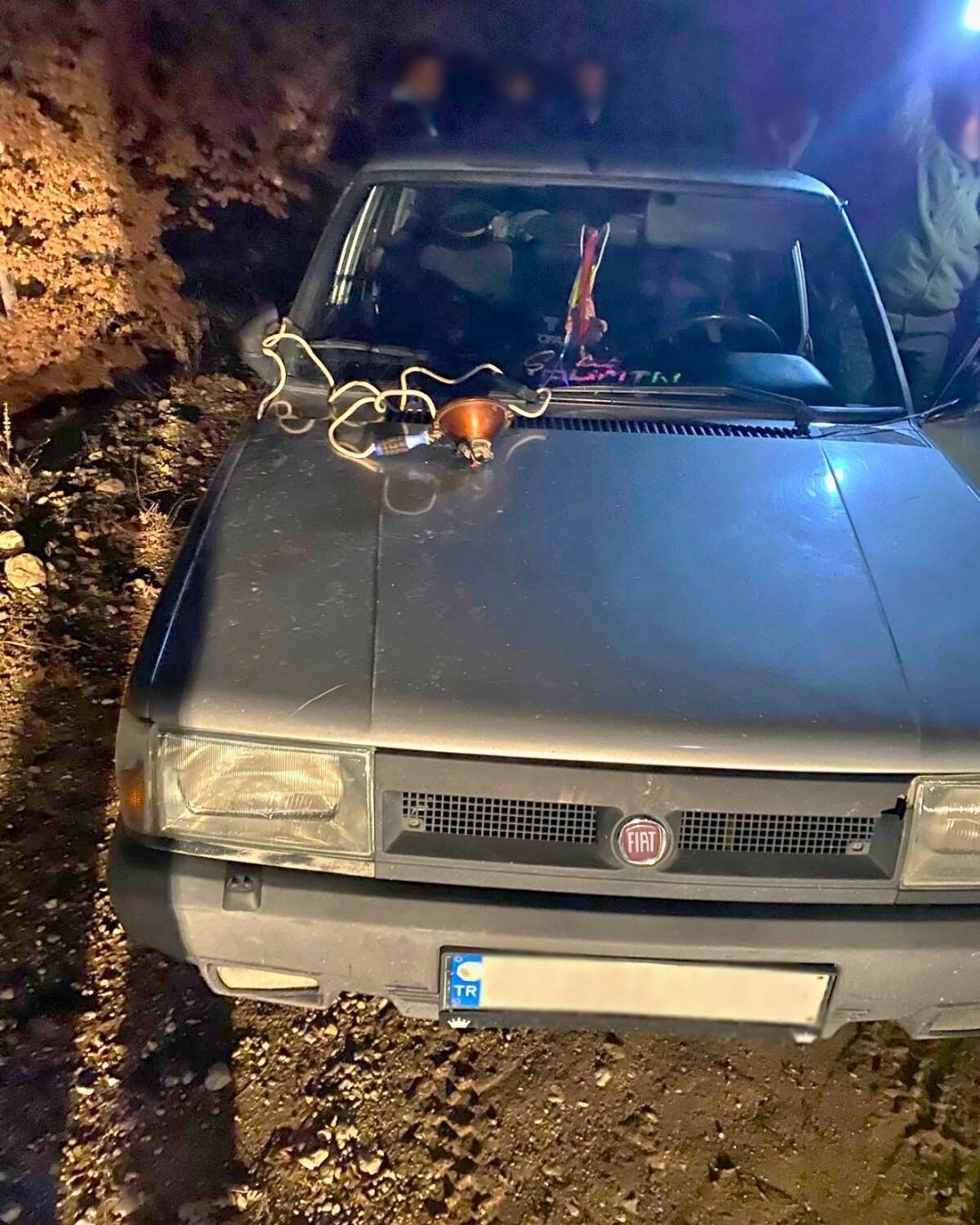 DKMP ekipleri, Konya'da araç farı