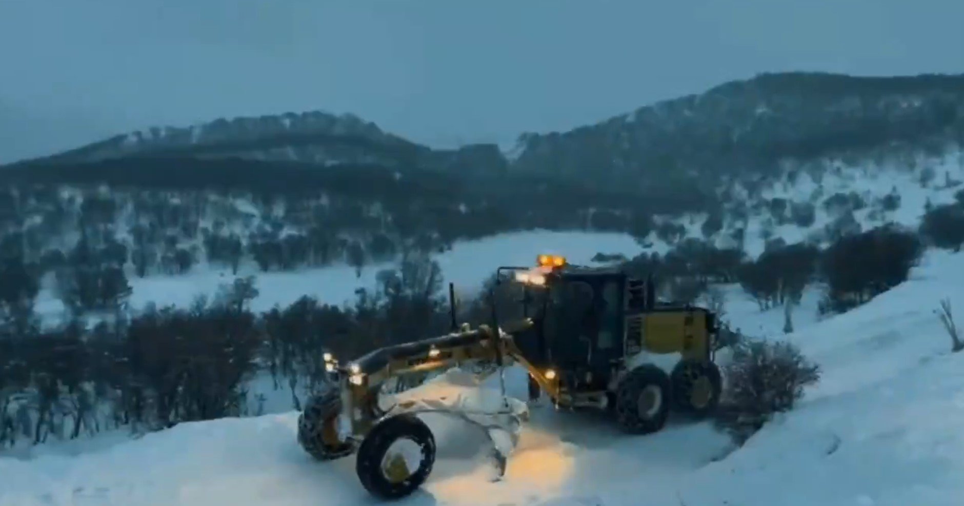 Bingöl'de etkili olan kar